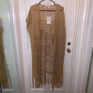 Grace and Lace woven long vest